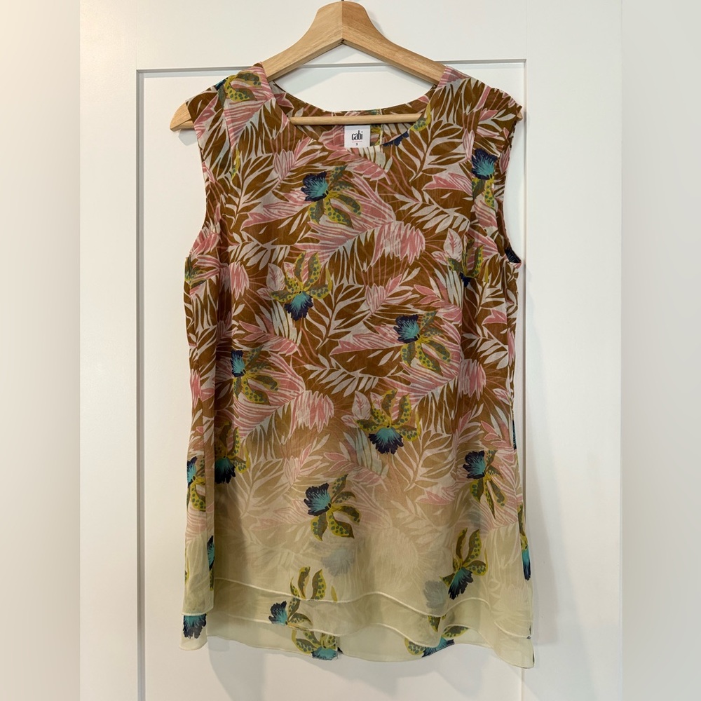 Cabi tropical blouse